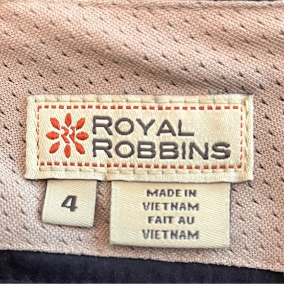 Royal Robbins Black Discovery Skirt. Stretch Travel Outdoors Cargo Skirt. Size 4 - Picture 4 of 10